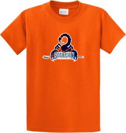 Scorpion Logo Cotton T-Shirt, Orange